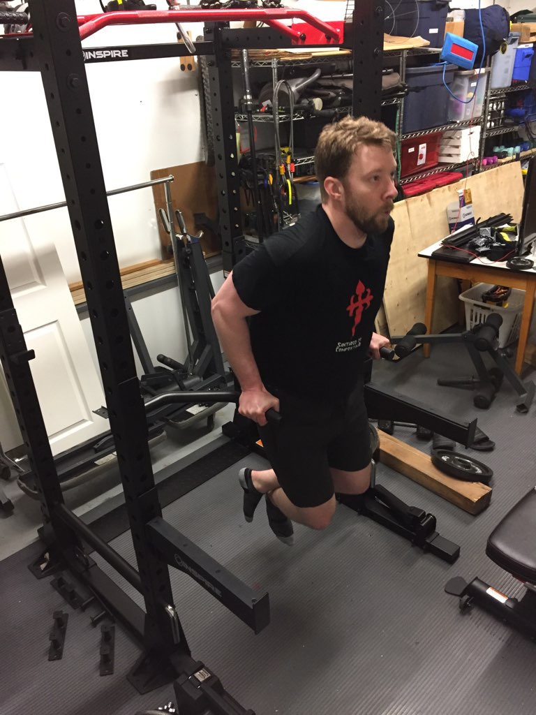 Tyler Tremont working out