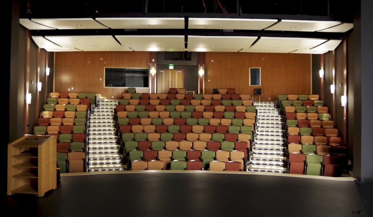 Small amphitheater view from the stage