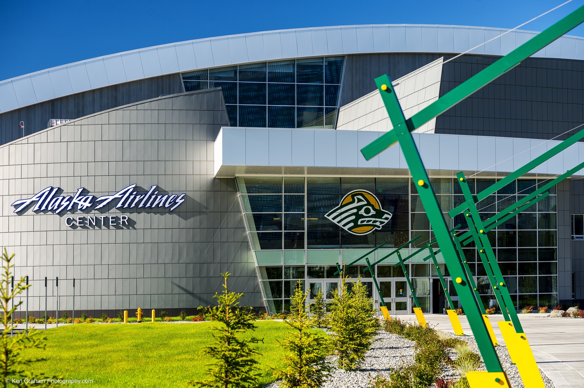 Exterior of large building