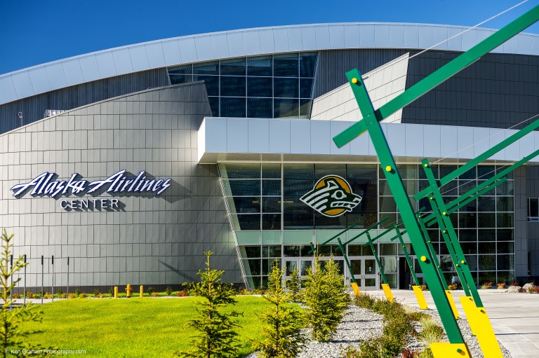 Exterior of large building