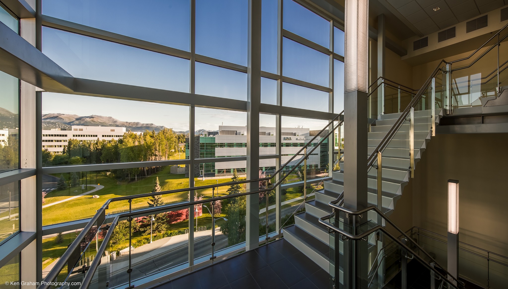 Multistory stairwell