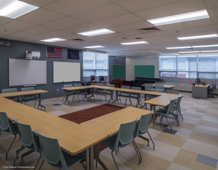 Large square conference tables