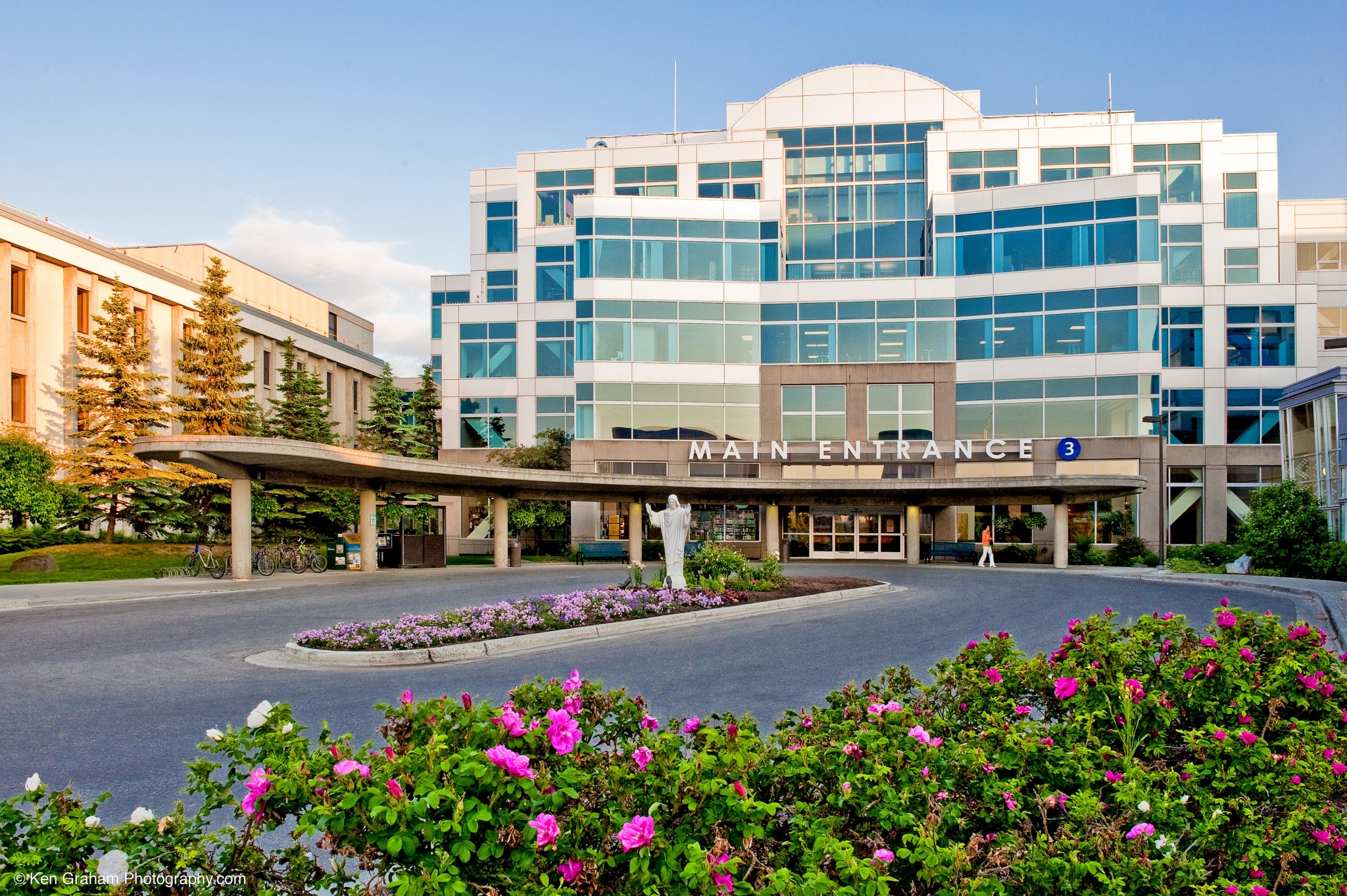Entrance to hospital