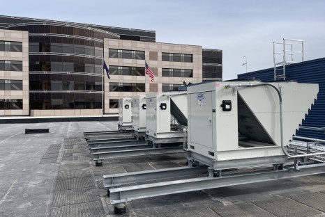 Machinery on rooftop