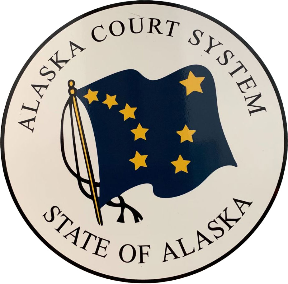 Alaska Court System State of Alaska emblem