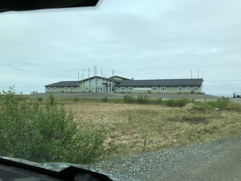 Large one story school building